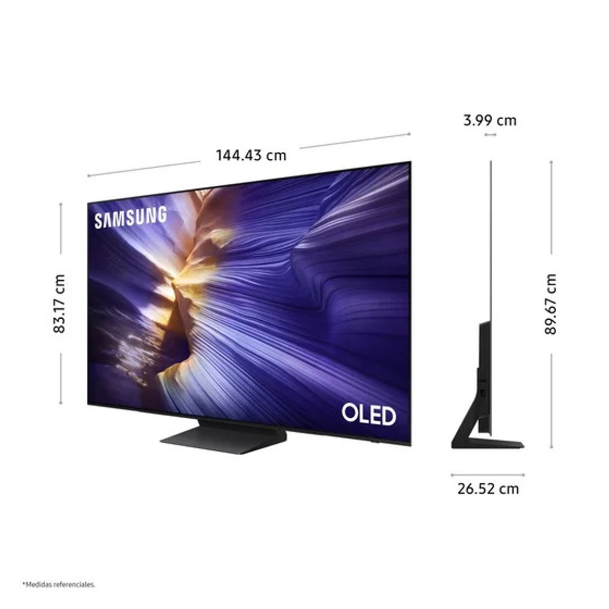 SAMSUNG - Televisor Samsung Smart TV 65" OLED 4K UHD Vision AI QN65S90FAGXPE