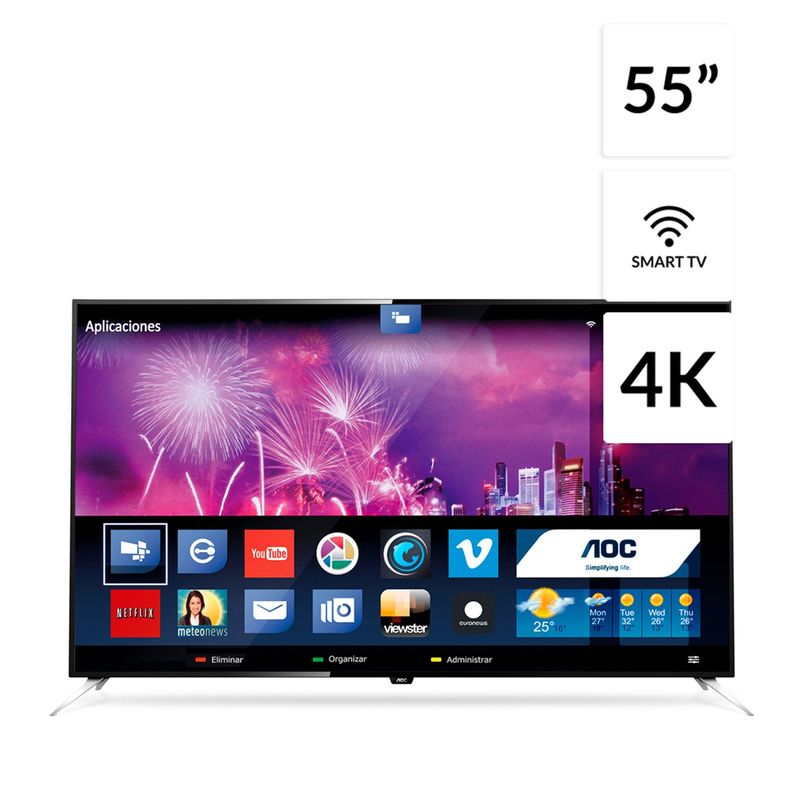 AOC - Televisor 55" 4K UHD SMART TV LE55U7970