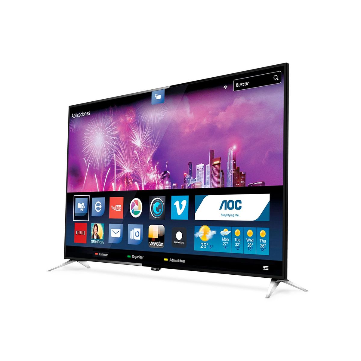AOC - Televisor 55" 4K UHD SMART TV LE55U7970