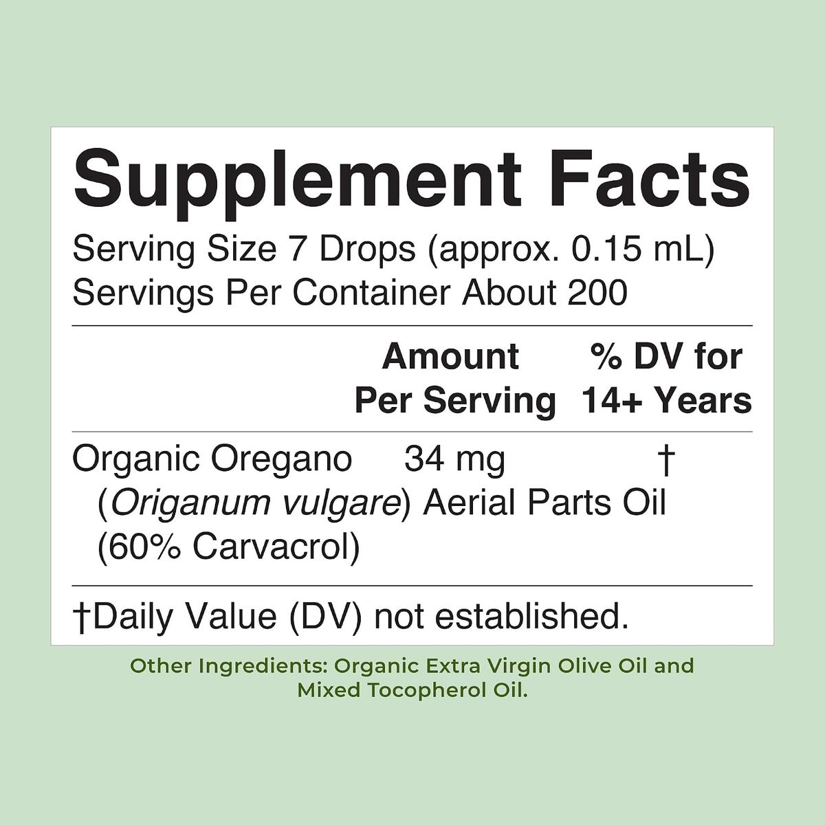 MARYRUTH - MaryRuth’s Aceite de Orégano Orgánico 60% Carvacrol – Salud Intestinal e Inmunidad – 30 mL