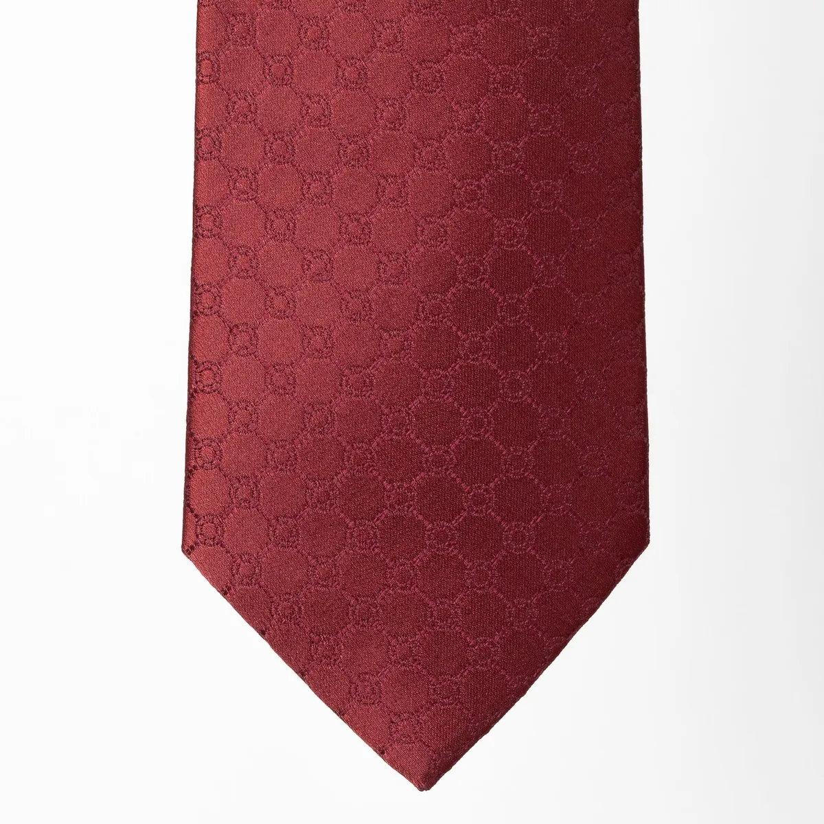 Corbata tramado circular color vino Christian Armand CHRISTIAN ARMAND ...