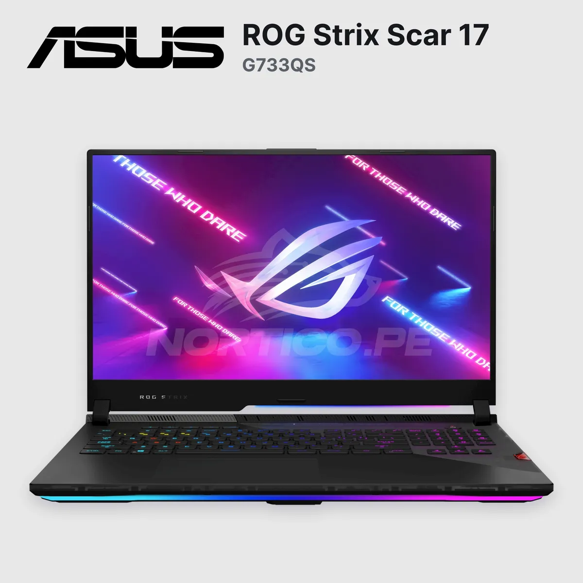 ASUS - Laptop ASUS ROG Strix Scar 17 G733QS Ryzen 9-5900HX 32GB 1TB SSD + 1TB SSD RTX 308017.3" Open box