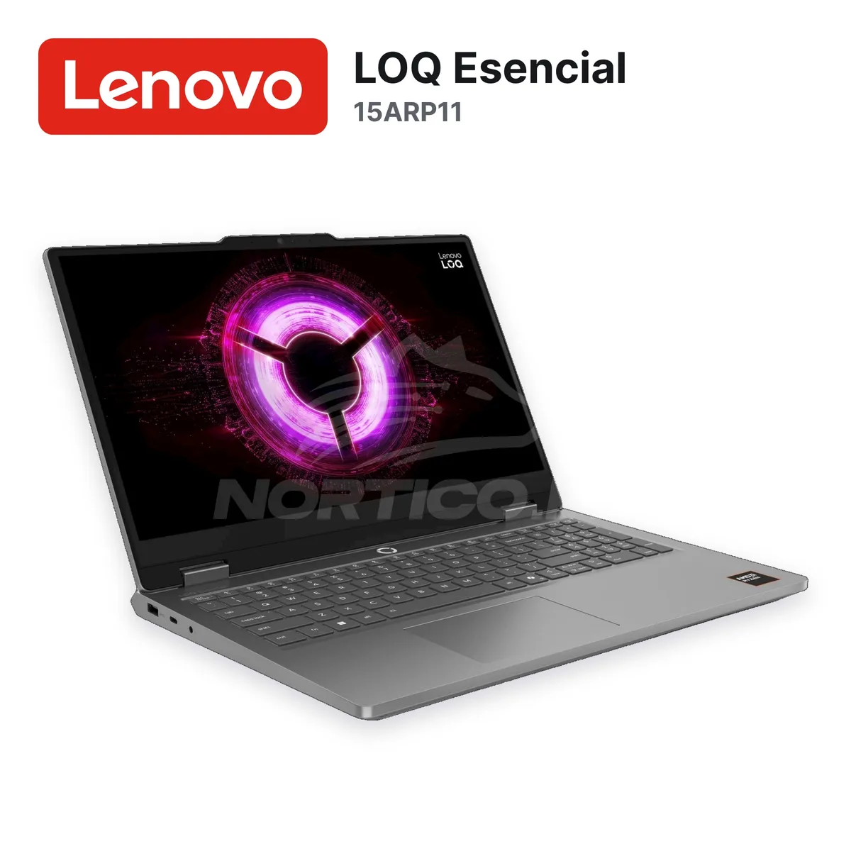 LENOVO - Laptop Lenovo LOQ Esencial 15ARP11 Ryzen 7-170 16GB 512GBSSD RTX 5050 15.6" (83VA001PUS)