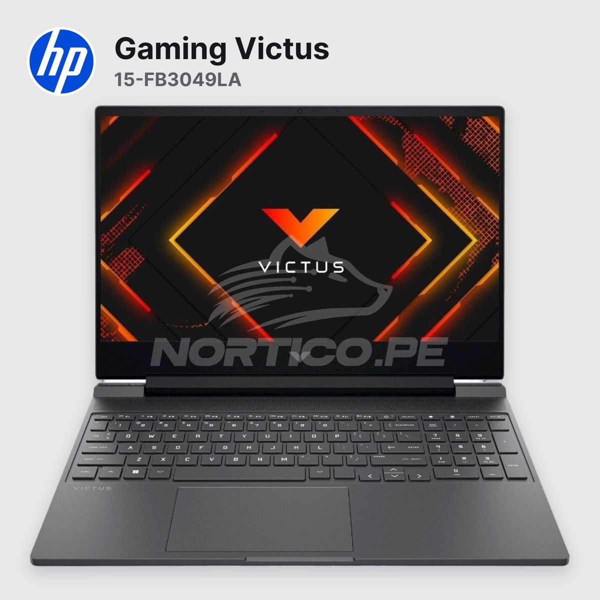 HP - Laptop HP GamingVictus15-FB3049LA Ryzen 7-7445HS 8GB 512GB SSD RTX 4050 15.6" (D53P1LA#ABM)