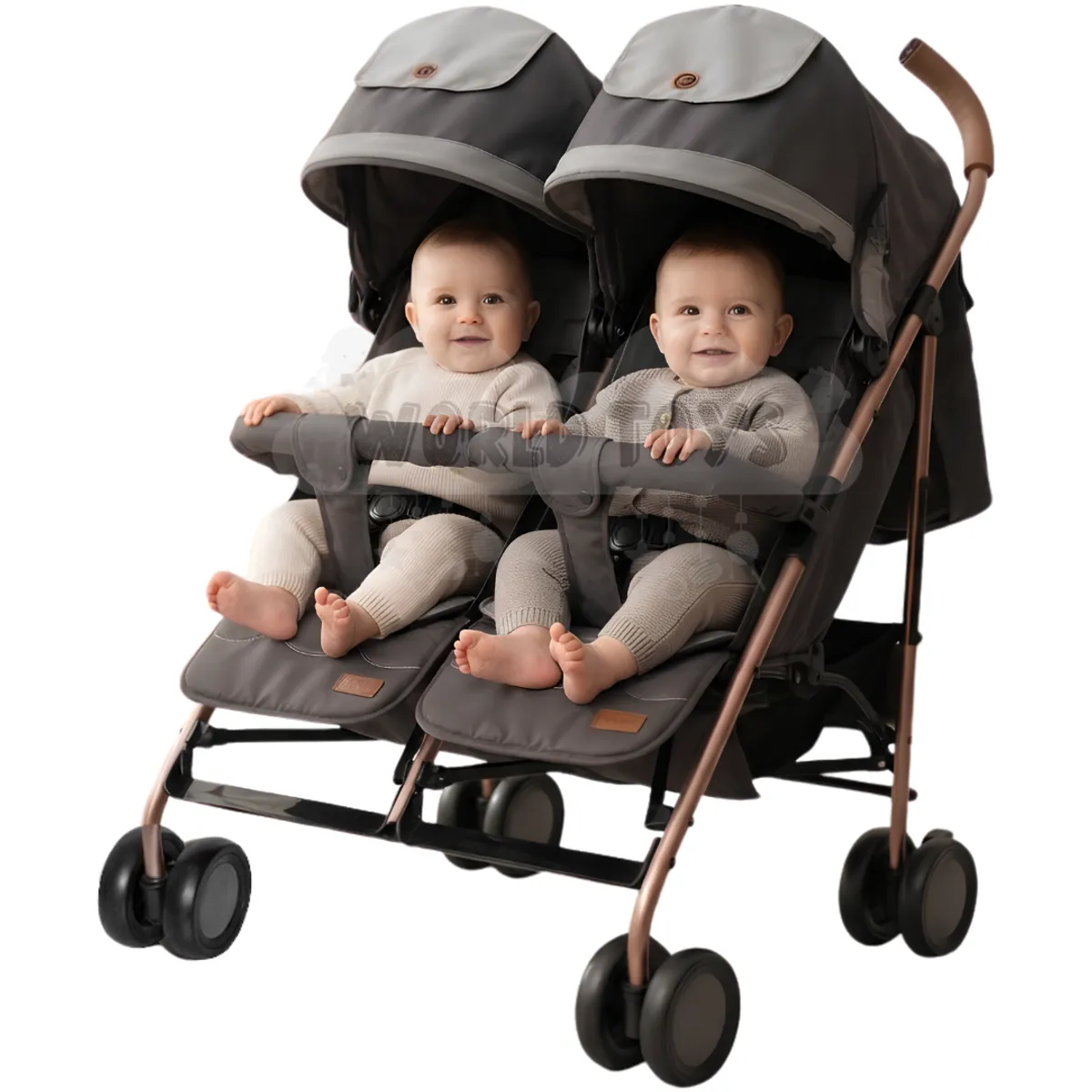 Baby - Coche Bastón Mellicero «DANTERO» Plagado Compacto Edición Limitada Gray