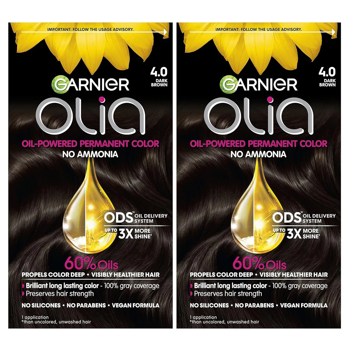 Garnier - Tinte Garnier Olia 4.0 Castano Oscuro Sin Amonaaco