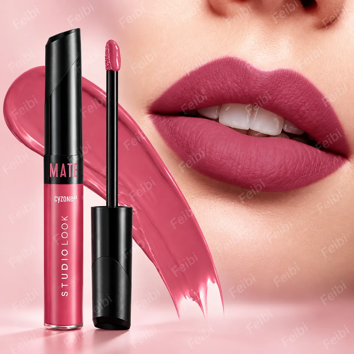 STUDIO LOOK DE CYZONE ROSE CUPID LABIAL LÍQUIDO COLOR INTENSO Cyzone ...