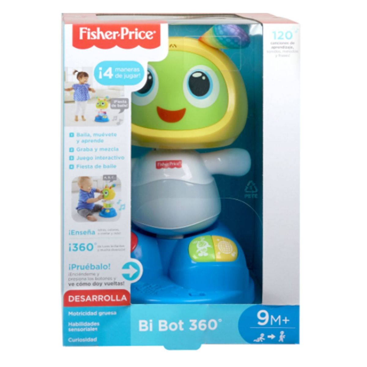 FISHER PRICE - Juguete de Bebé Bi Bot 360°