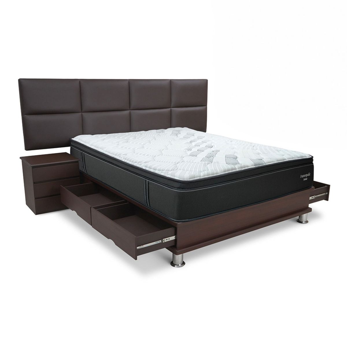 DRIMER - Dormitorio con Cajones Sofia Futurepedic 2 Plz