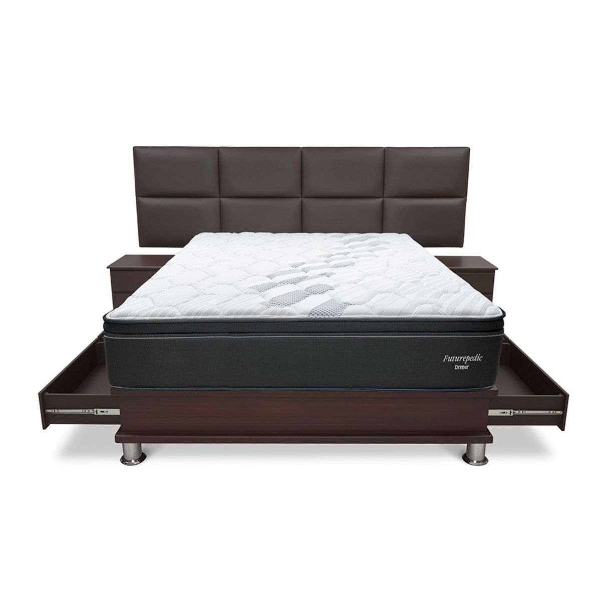 DRIMER - Dormitorio con Cajones Sofia Futurepedic 2 Plz