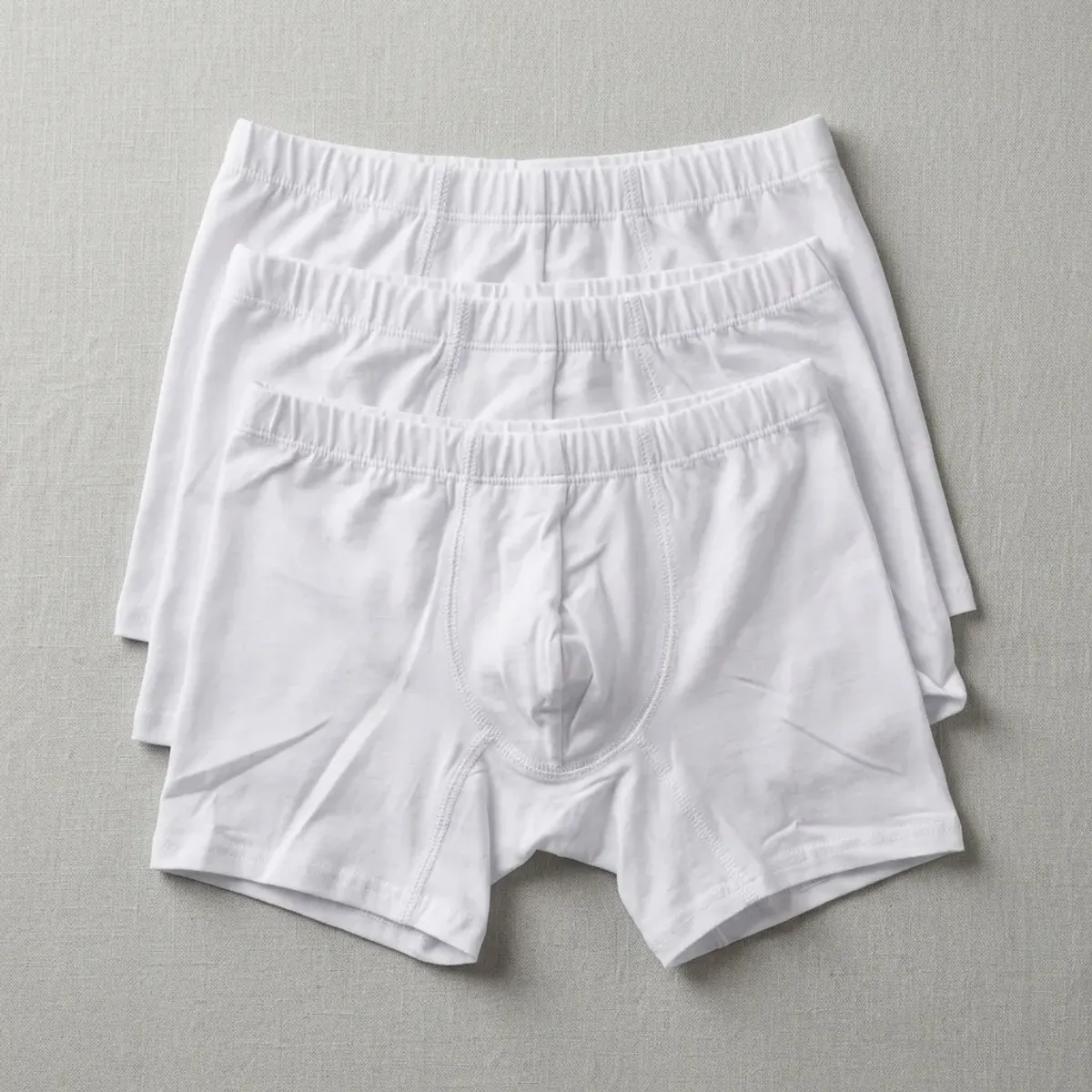 Pack x3 Calzoncillos Bóxer para Niño de Algodón Premium - Blanco ...