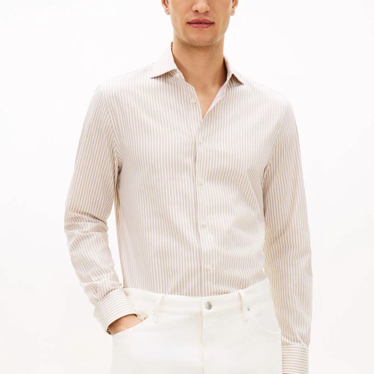 TOMMY HILFIGER - CAMISA DC FLEX COLLAR CLSSC STRP SHIR