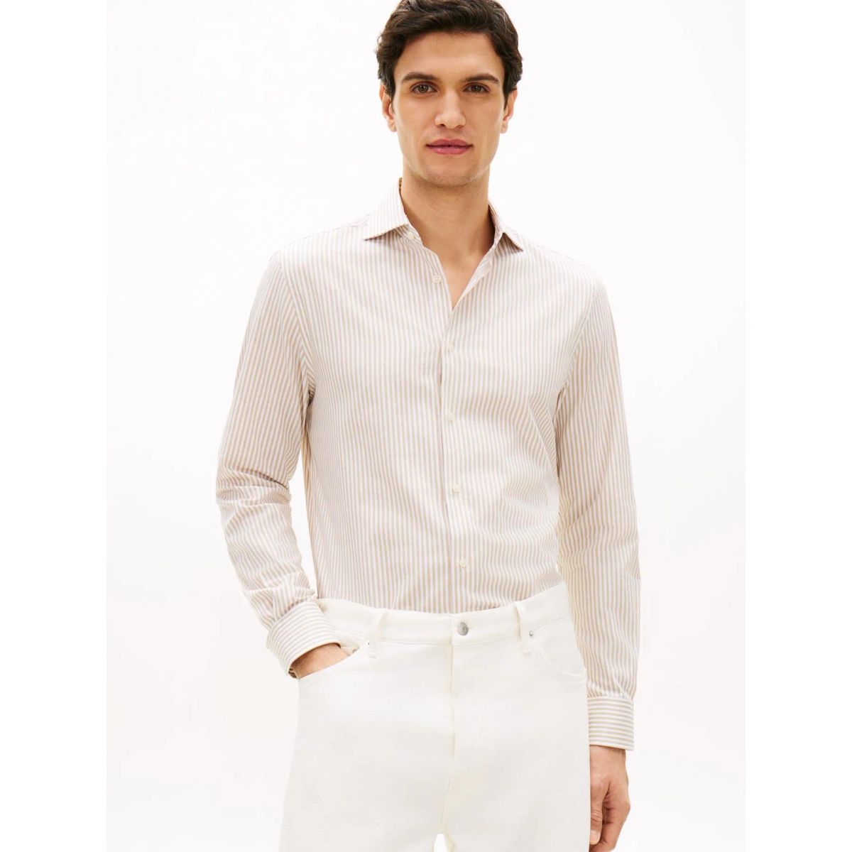 TOMMY HILFIGER - CAMISA DC FLEX COLLAR CLSSC STRP SHIR