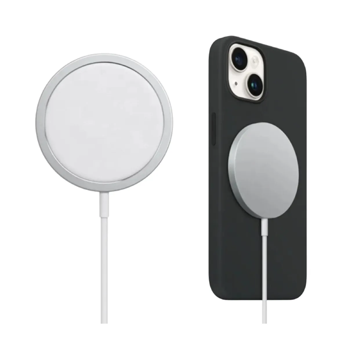 GENERICO - CARGADOR INALAMBRICO MAGNETICO USB-C CARGA RAPIDA