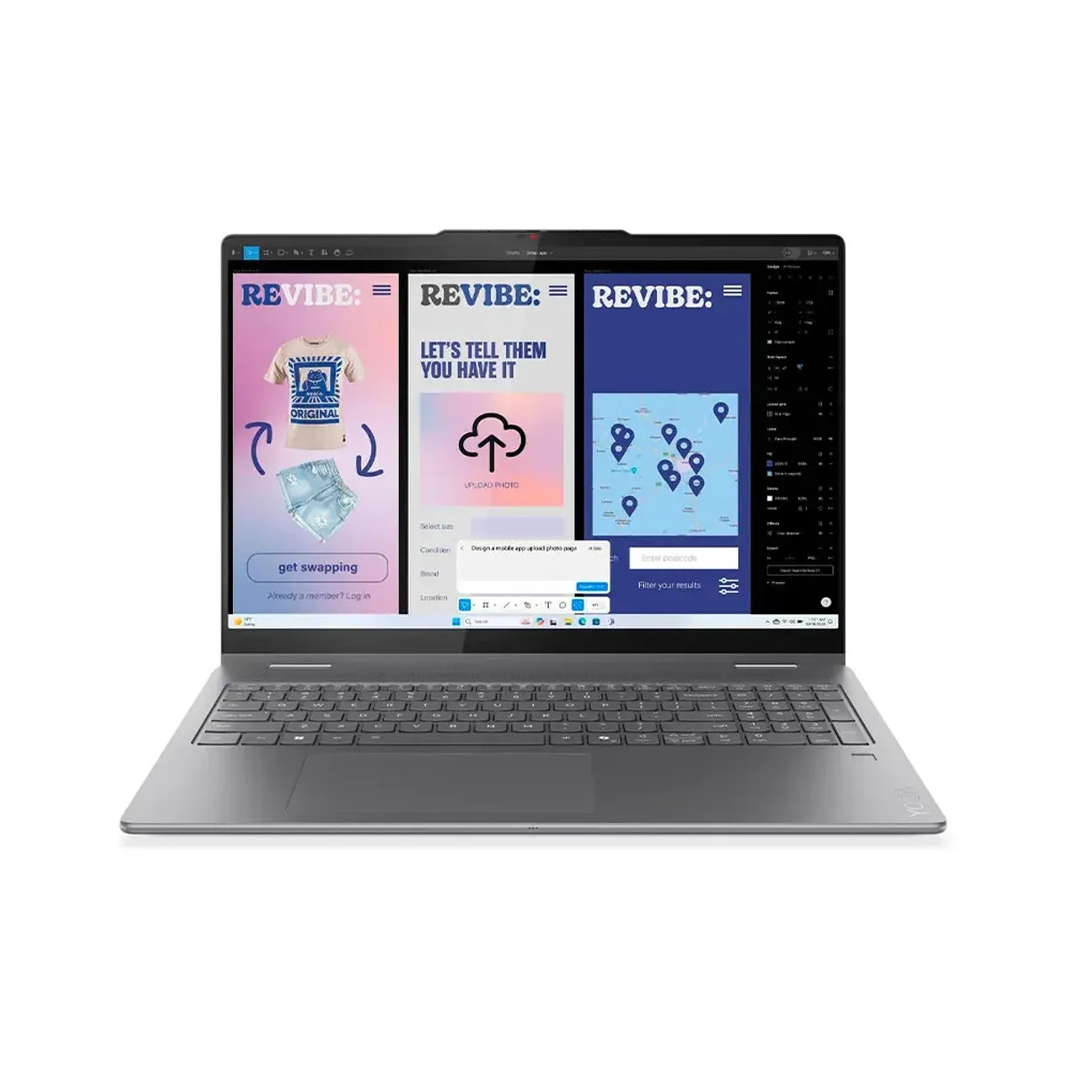 LENOVO - Laptop Lenovo Yoga 7 2 en 1 16ILL10 Intel Core Ultra 7 256V 16GB RAM 512GB SSD 16" Táctil 83JT0047US
