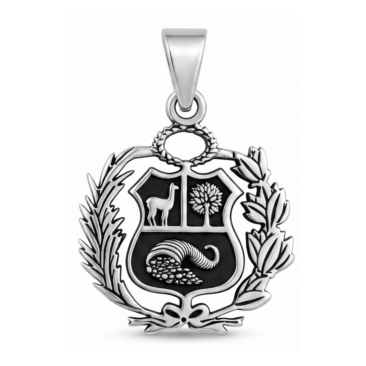 Dije Escudo Nacional Regalo Patrio Peruano Plata 950 KARMY | Falabella Perú