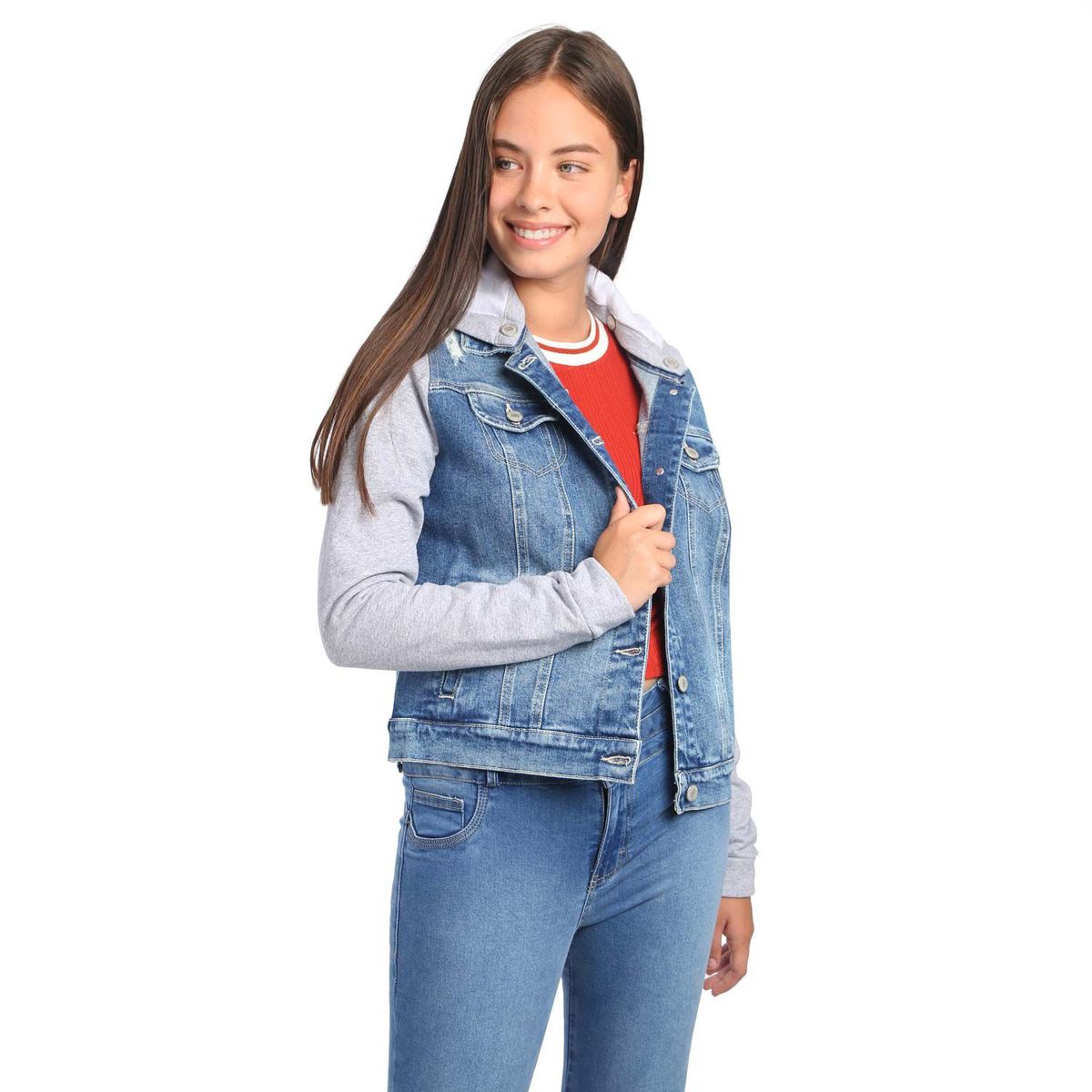 DOO AUSTRALIA - Casaca Jean 100% Algodón Mujer Doo Australia