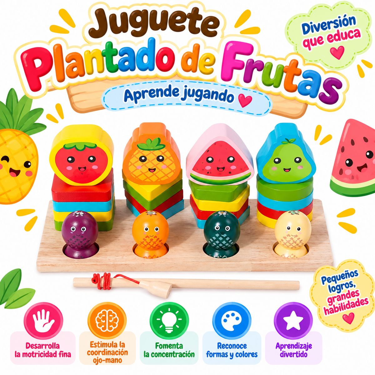 GENERICO - JUGUETE PLANTADO DE FRUTAS