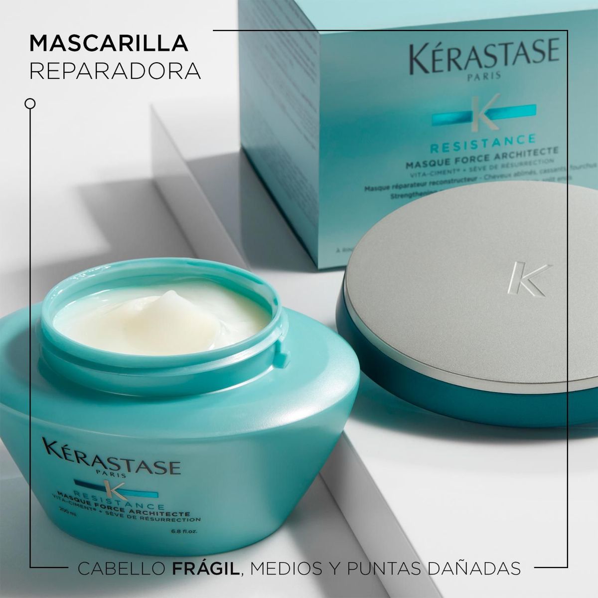 KERASTASE - Mascarilla Reconstructor Para Cabello Débil Masque Force Architecte Resistance 200Ml