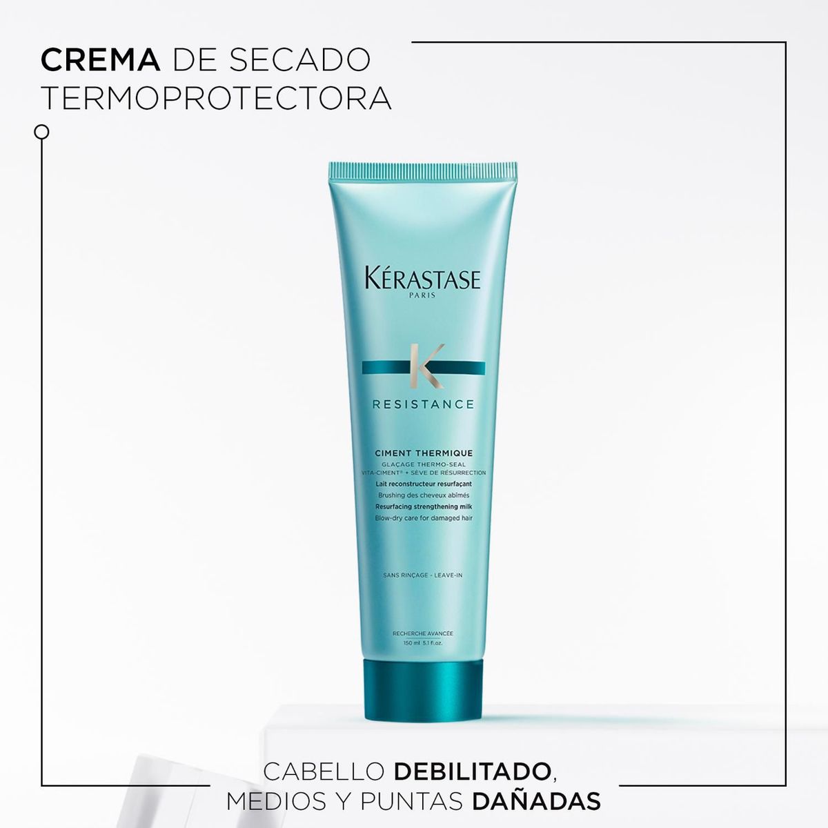KERASTASE - Protector Térmico Para Cabello Dañado Ciment Thermique Resistance 150Ml