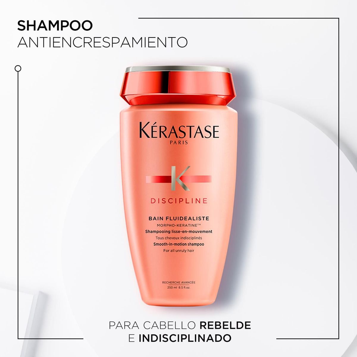 KERASTASE - Shampoo Kérastase Discipline Fluidealiste control frizz 250ml 