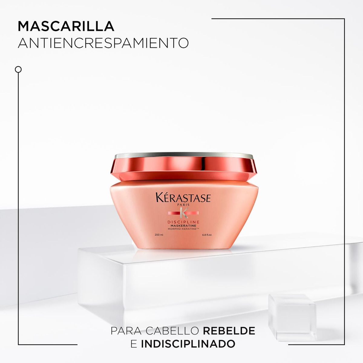 KERASTASE - Mascarilla Kérastase Discipline Maskeratine frizz cabello grueso 200ml 