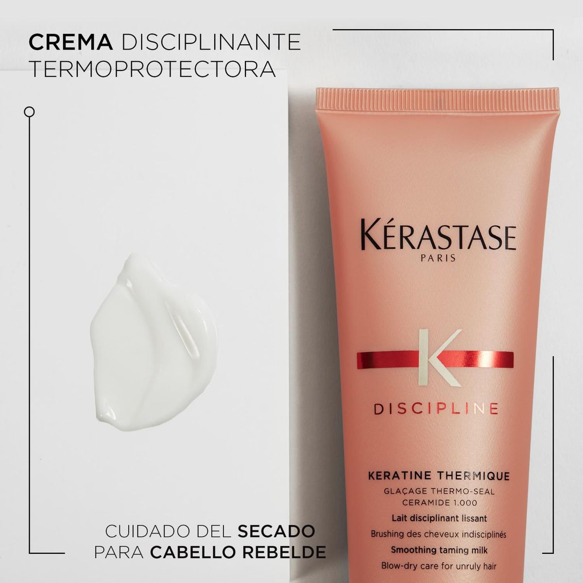 KERASTASE - Protector Térmico Para Cabello Con Frizz Kératine Thermique Discipline 150Ml
