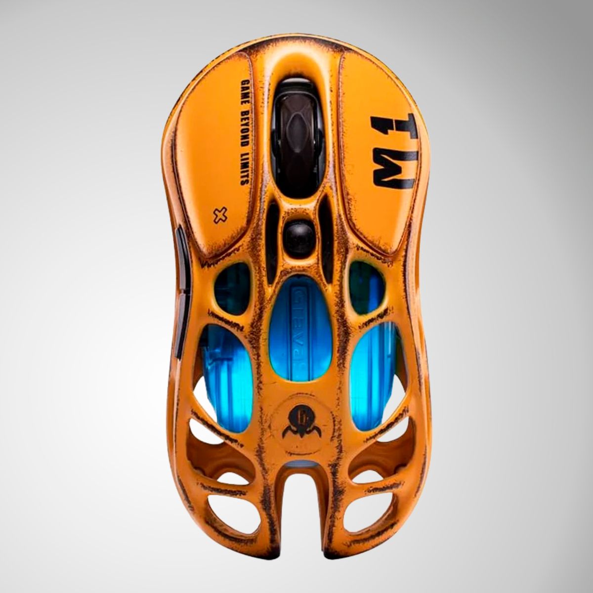 Mouse gamer GravaStar MERCURY M1 PRO Inalámbrico BATTLE WORN YELLOW ...