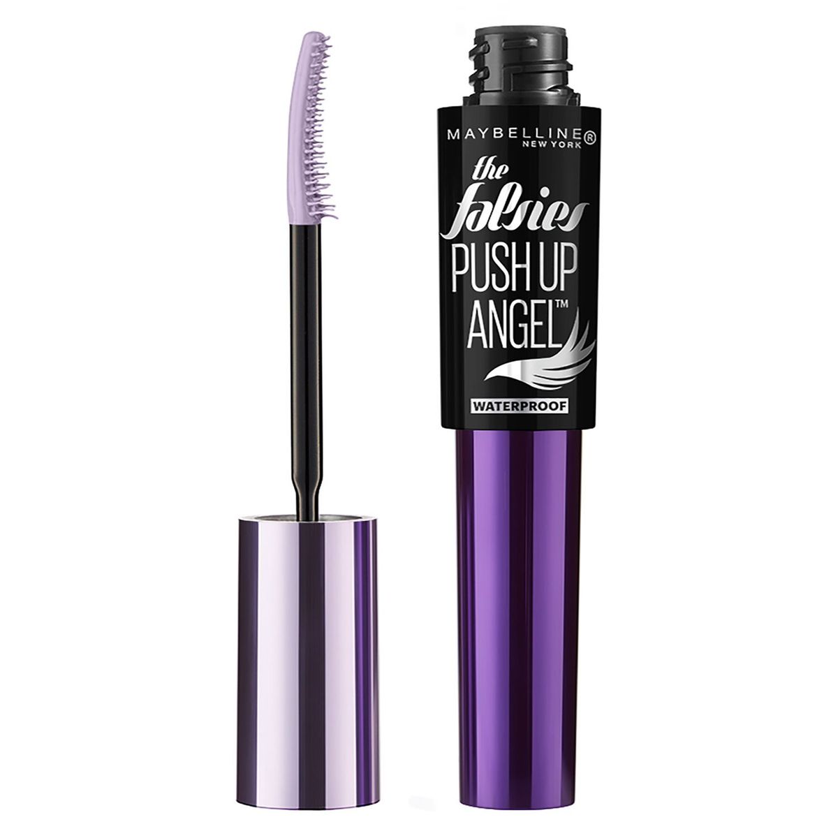 MAYBELLINE - Máscara The Falsies Push Up Angel Wtp 0.32 Fl Oz Tono Negro