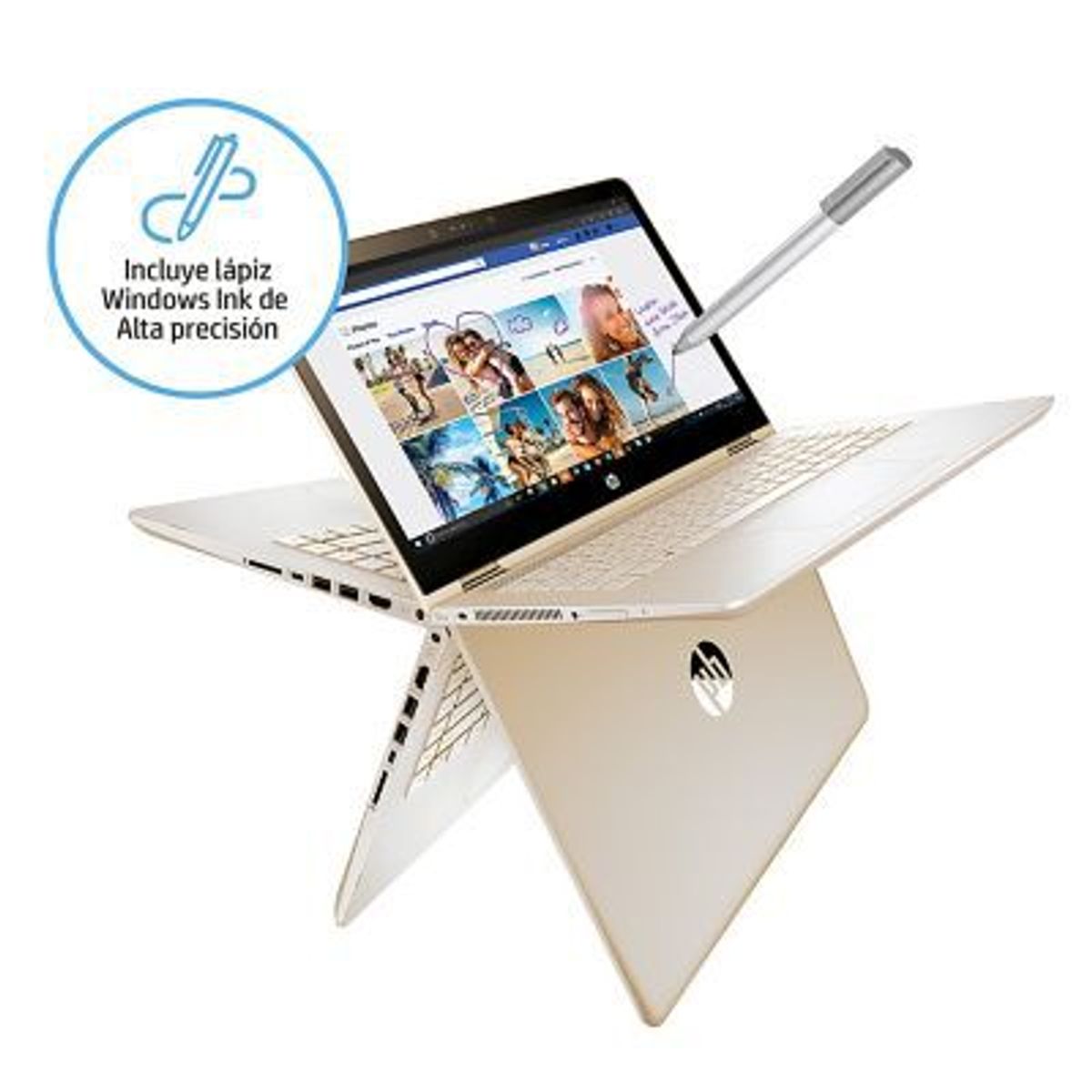 HP - Laptop HP Pavilion x360 14-ba009la Convertible