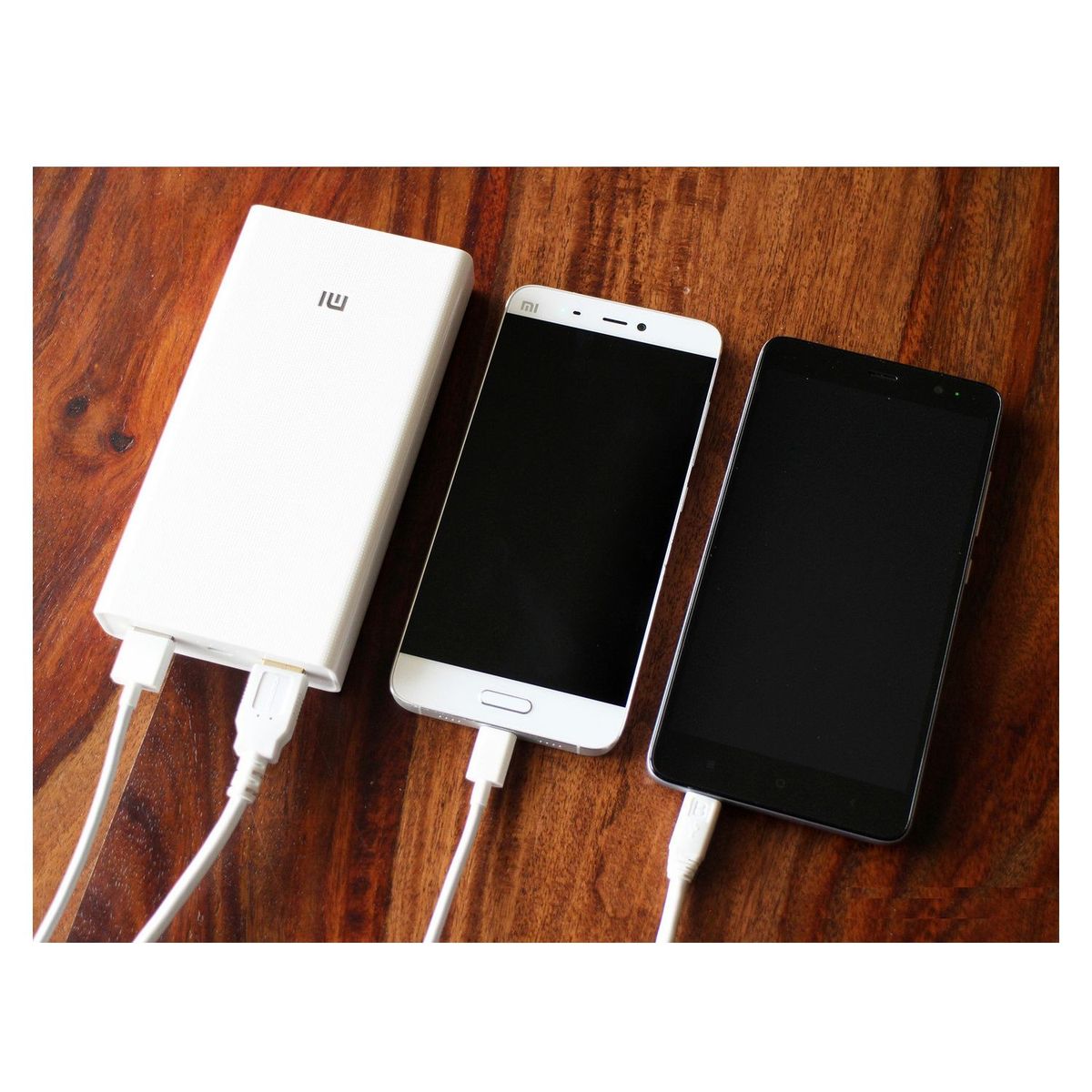 XIAOMI - Cargador Portátil 20,000 mAh Blanco