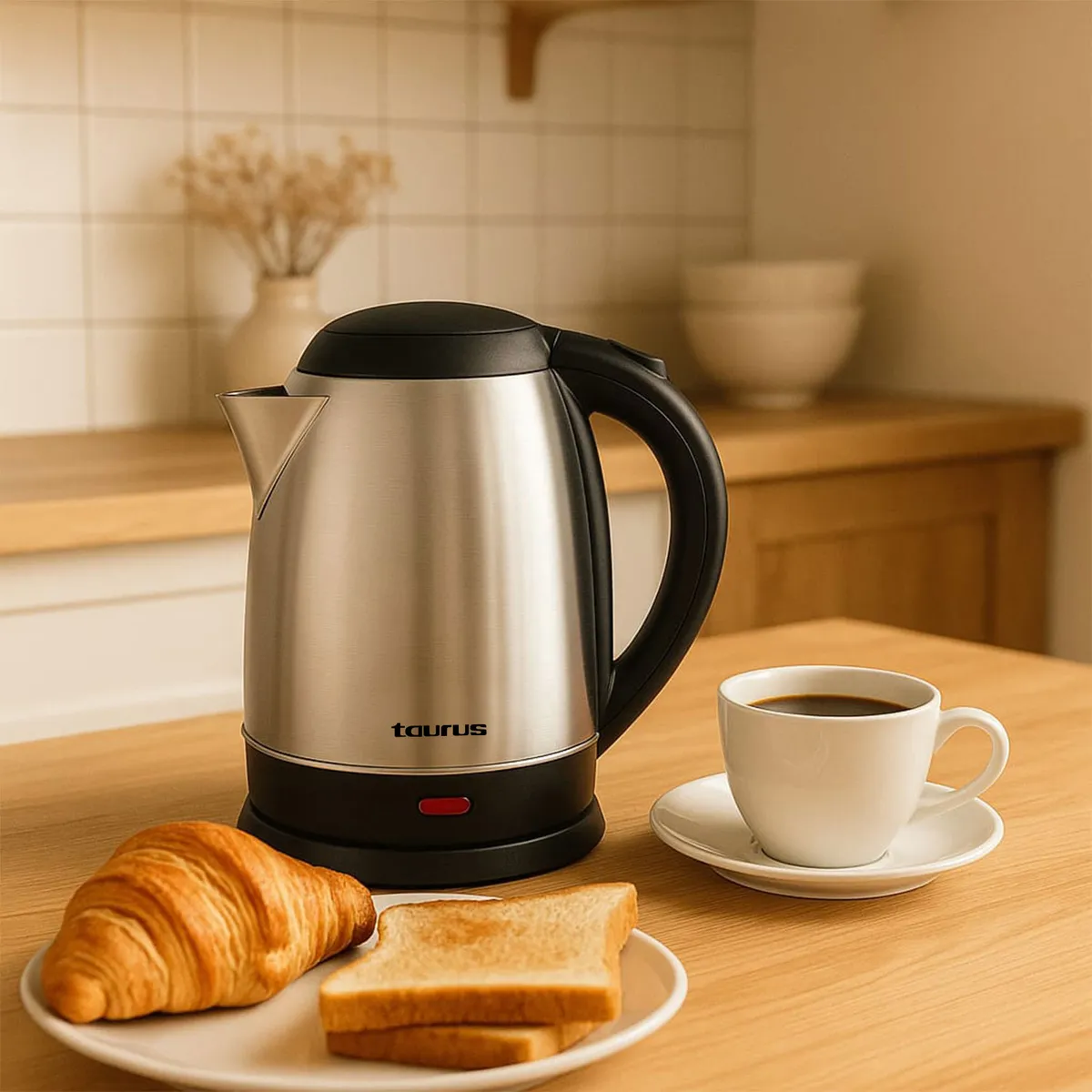 TAURUS - Hervidor ROMA 1500 W 1.8  lt Negro