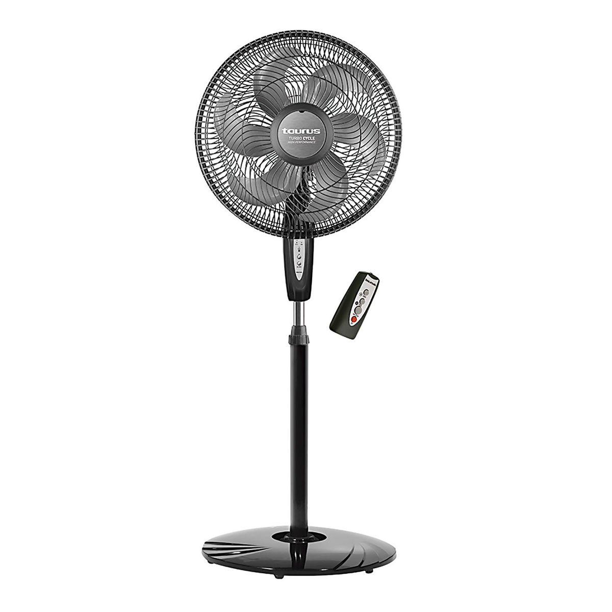 TAURUS - Ventilador de Pedestal TURBO CYCLE Negro