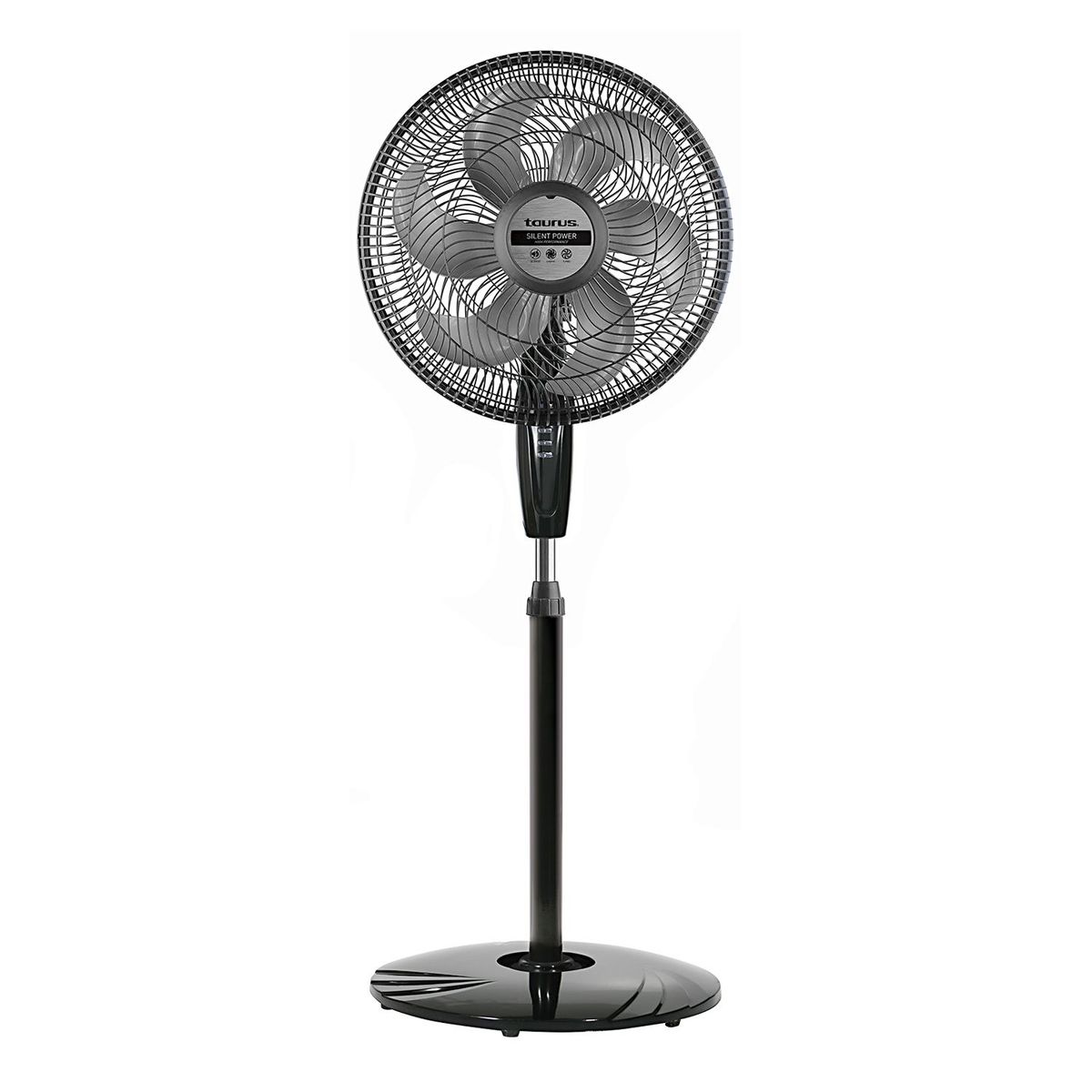 Taurus - Ventilador de Pedestal SILENT POWER Negro