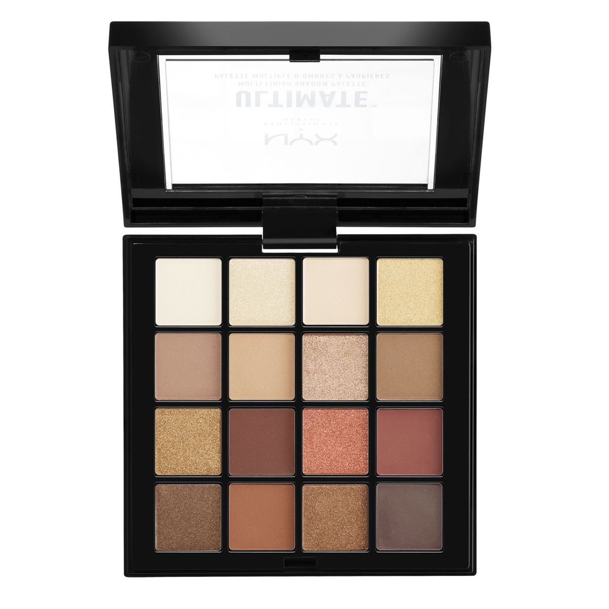 NYX - Paleta de sombras Ultimate Shadow Palete tono Warm Neutrals NYX