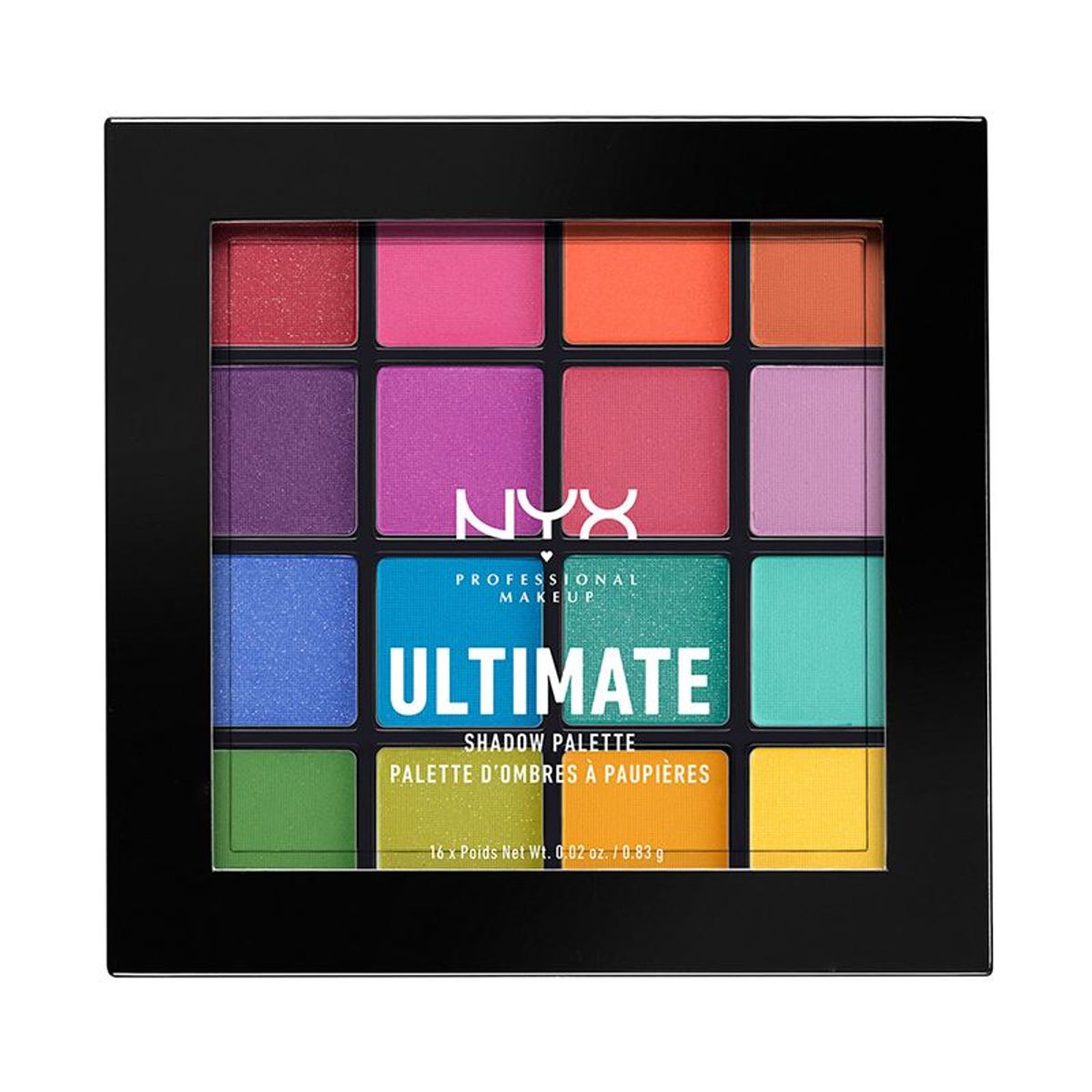 NYX - Paleta de sombras Ultimate Shadow Palete tono Brights NYX