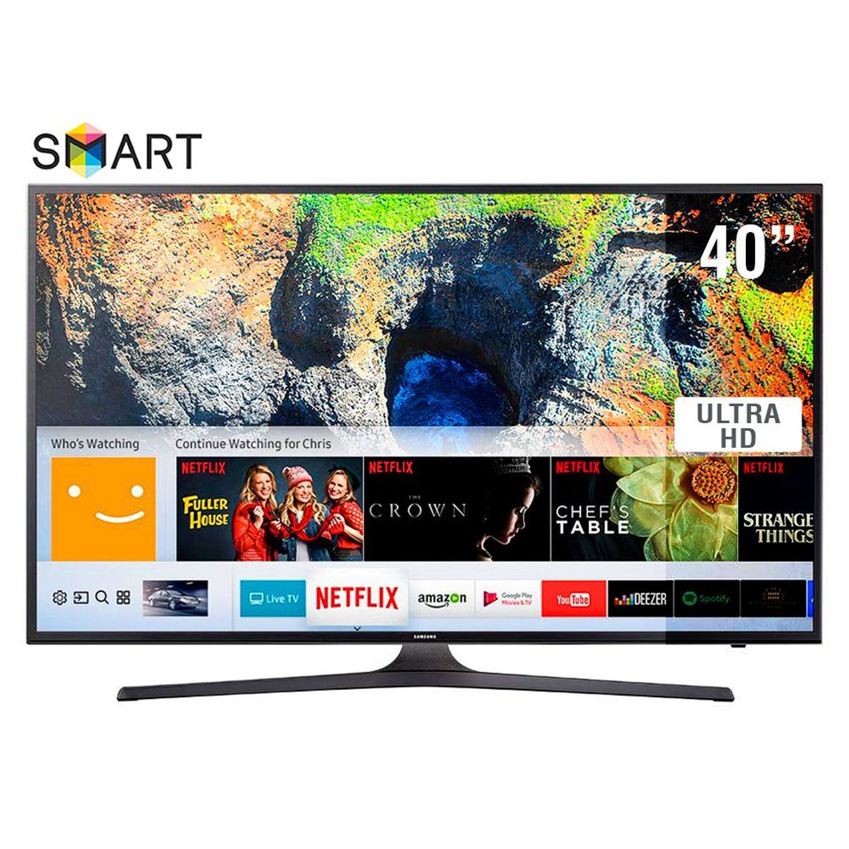 SAMSUNG - TV 40P UHD 4K Smart 40MU6103