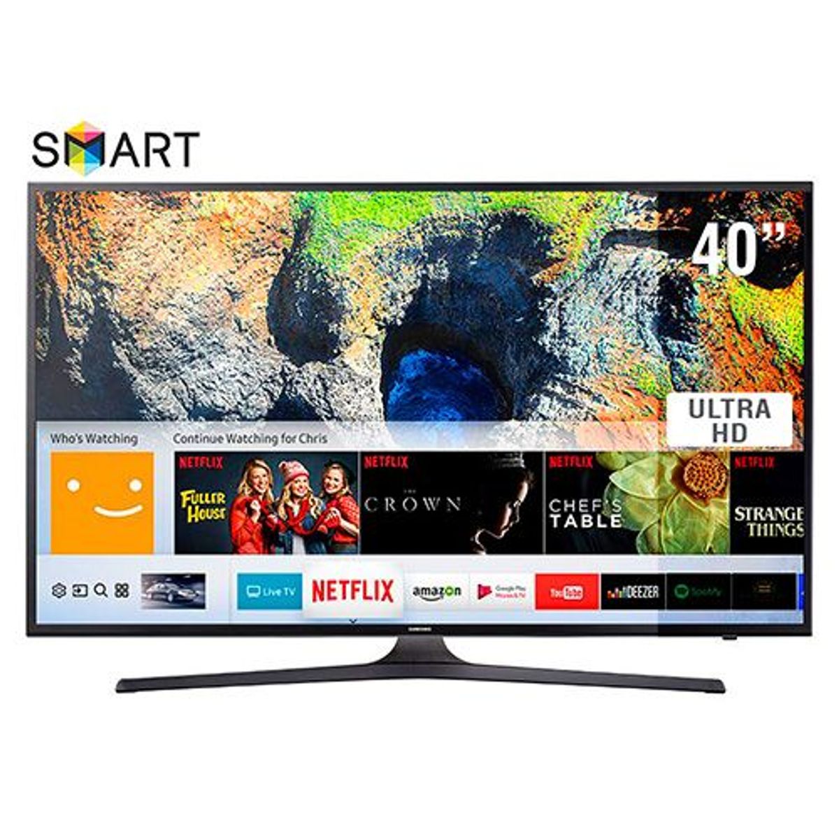 SAMSUNG - TV 40P UHD 4K Smart 40MU6103