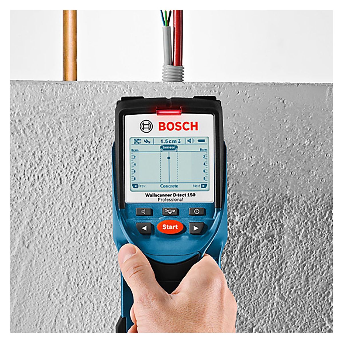 BOSCH - Detector de Materiales y PVC D-TECT 150 SV