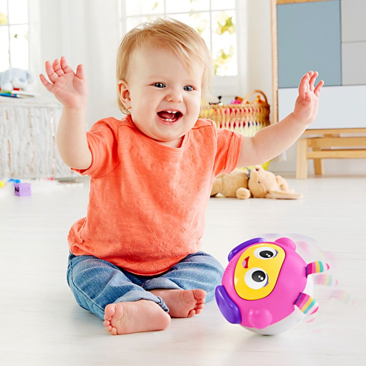 FISHER PRICE - Juguete de Bebé Bi Bot y Bel Bot Baila Conmigo