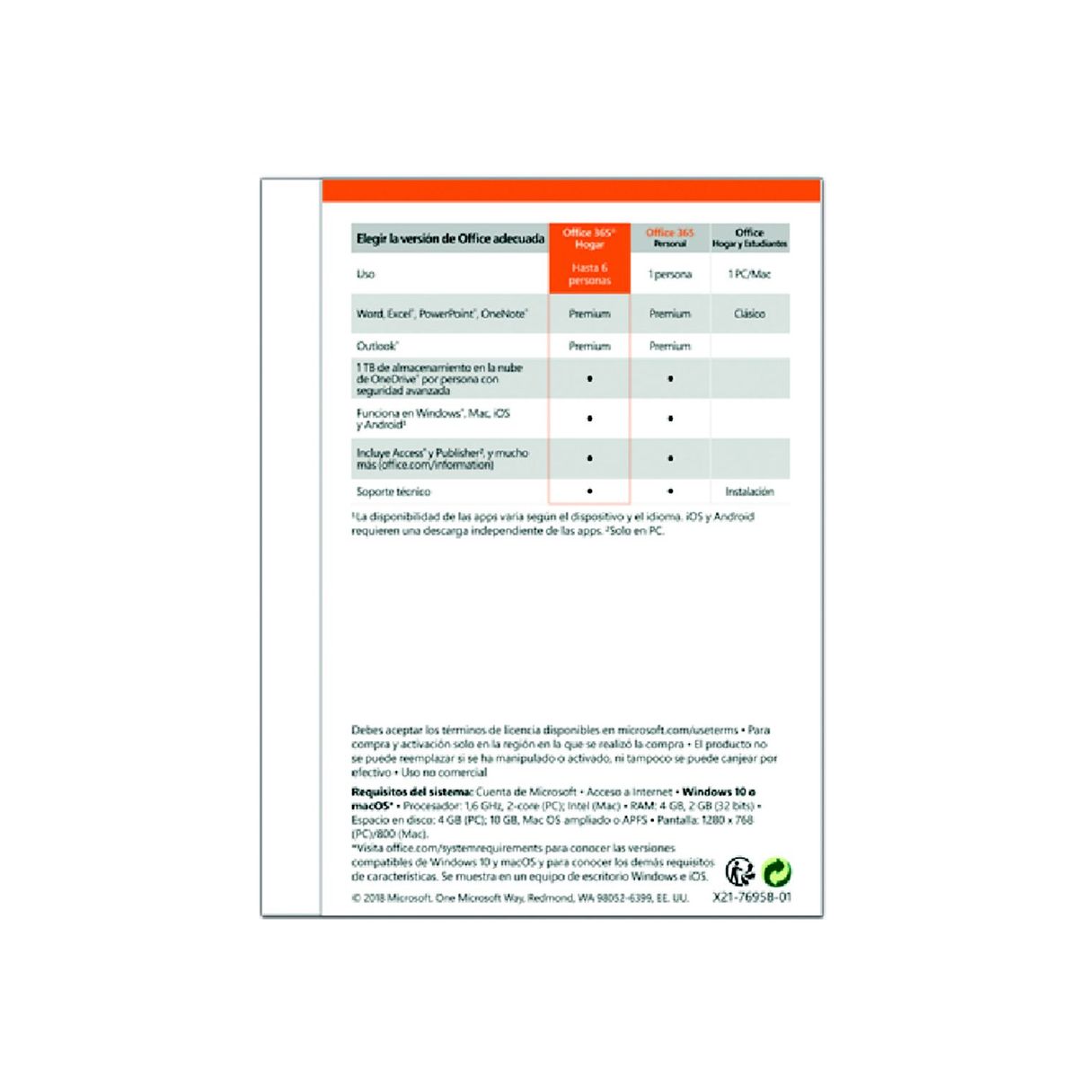 MICROSOFT - Microsoft 365 Familia