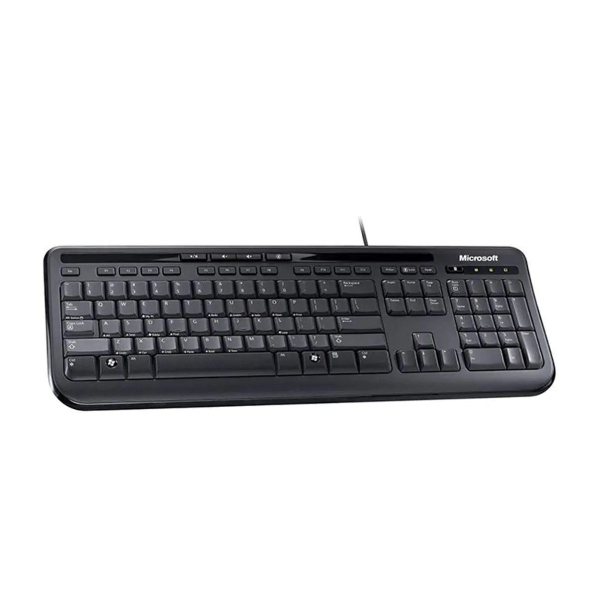 MICROSOFT -  Teclado Original Wired 600 Usb Español Negro - Anb-00004