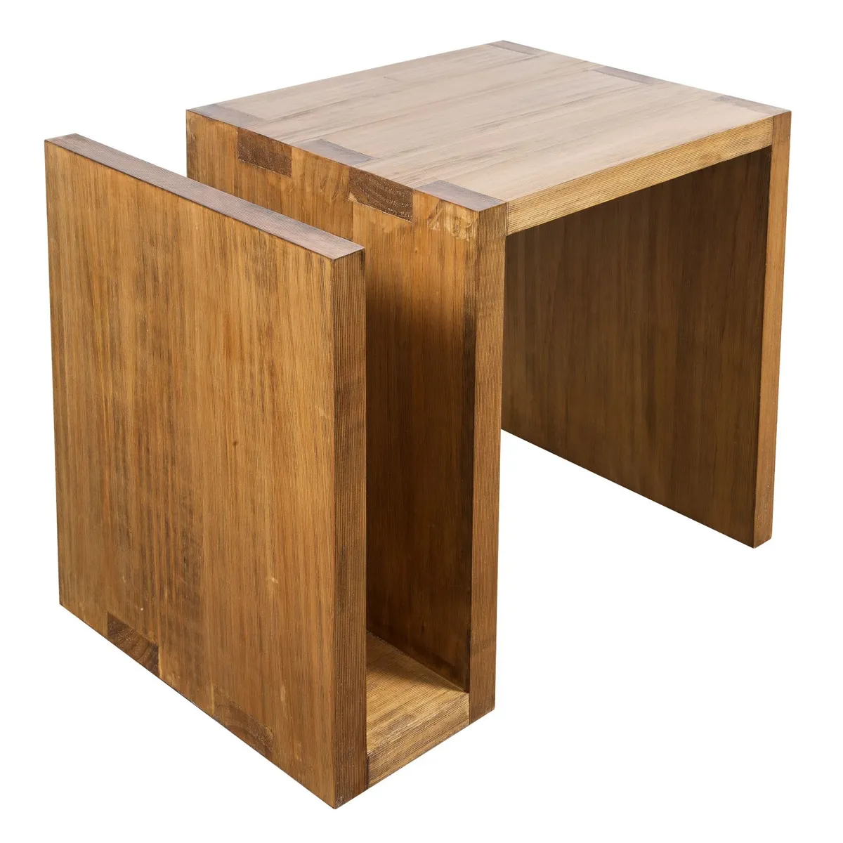 BASEMENT HOME - Mesa Lateral Rectangular Madera