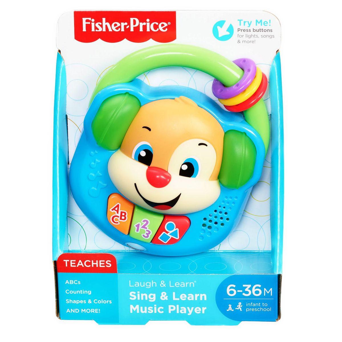 FISHER PRICE - Juguete de Bebé Reproductor Canta y Aprende