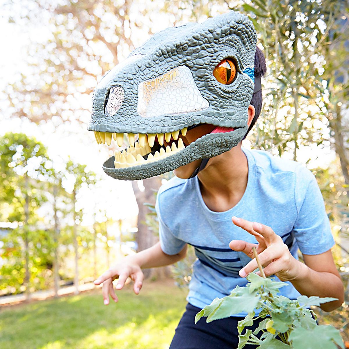 JURASSIC PARK - Máscara Interactiva de Velociraptor