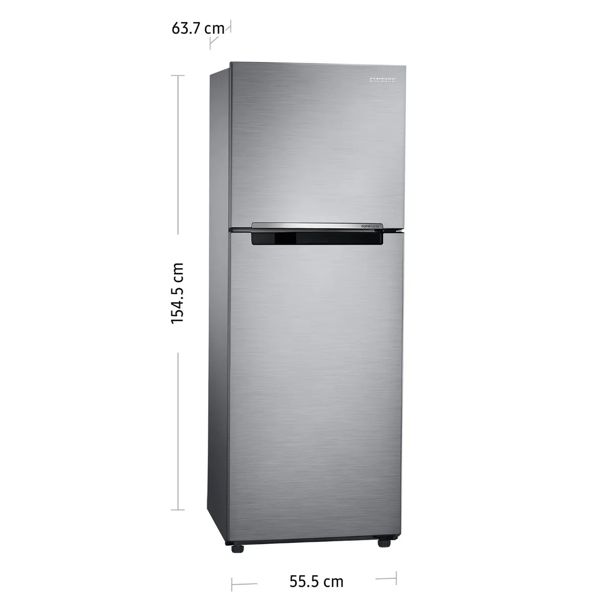 SAMSUNG - Refrigerador Samsung 234 litros RT22FARADS8/PE Silver