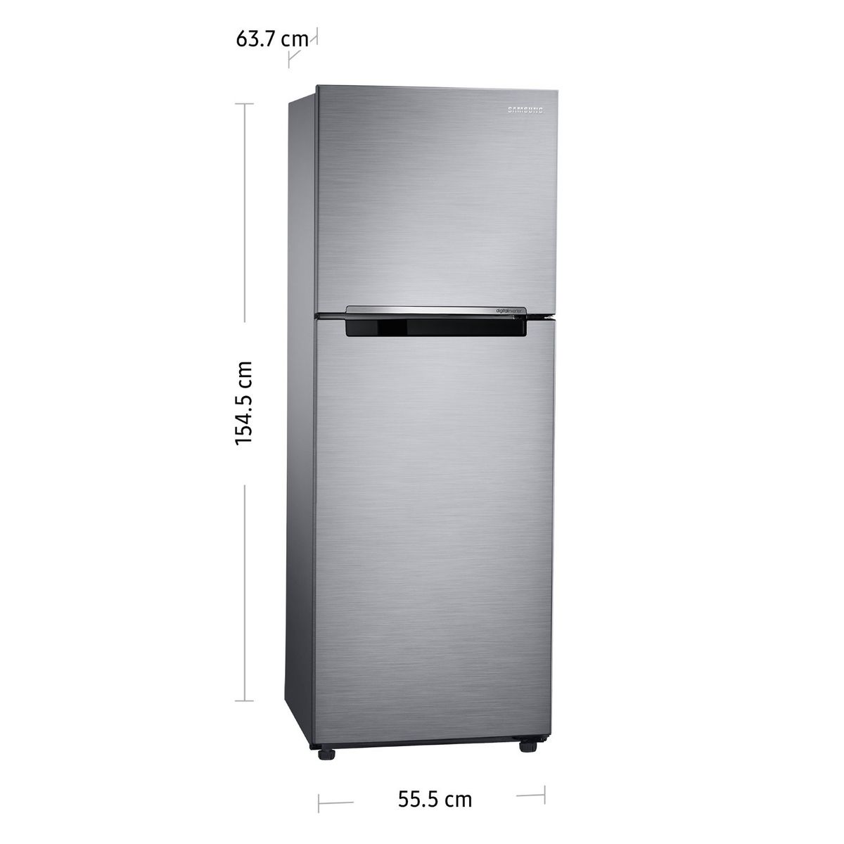 SAMSUNG - Refrigerador Samsung 234 litros RT22FARADS8/PE Silver