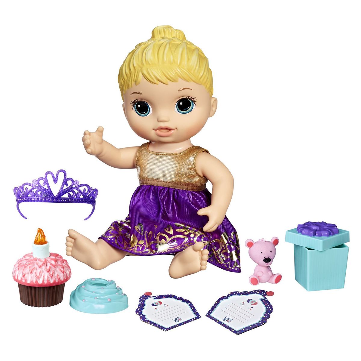 BABY ALIVE - Muñeca Cumpleaños Sorpresa