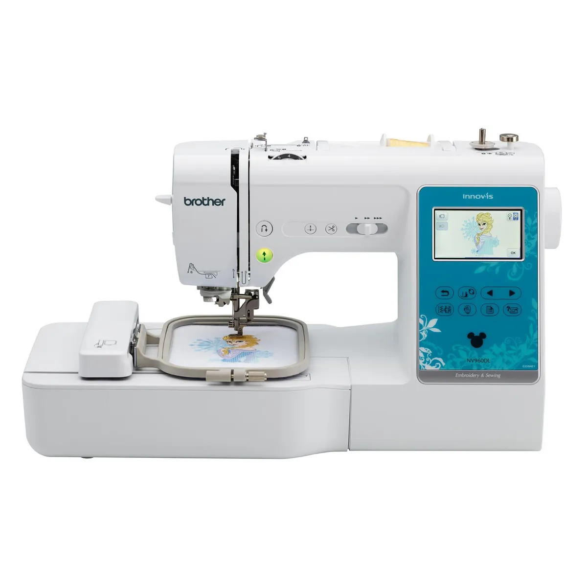 BROTHER - Máquina de Coser NV960DL y Bordadora Computarizada 