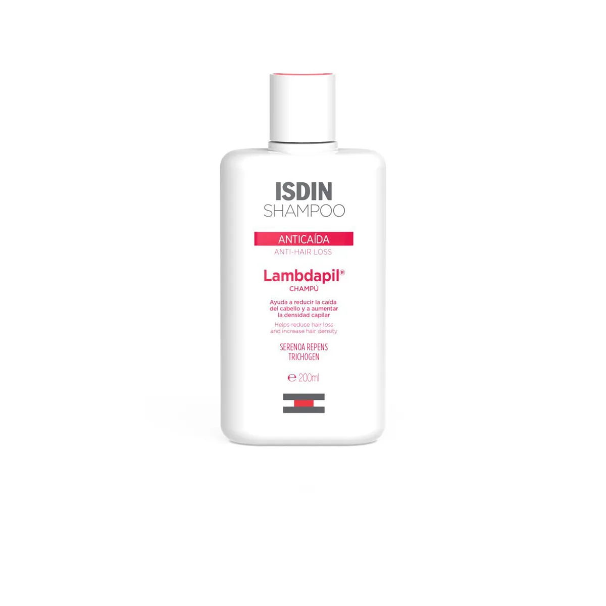 ISDIN - ISDIN SHAMPOO Lambdapil Anticaida 200ML - Champú que ayuda a reducir caída cabello y aumentar densidad capilar